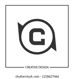 Initial Letter C Logo Template Design Vector Illustration