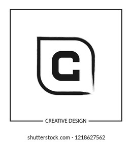 Initial Letter C Logo Template Design Vector Illustration