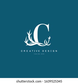Initial Letter C Luxury Flourish Logo Design