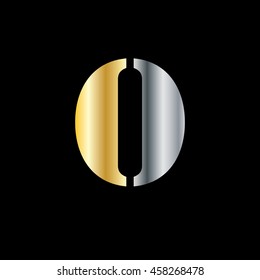 Initial Letter C O Design Template Elements Logo Gold Silver