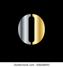Initial Letter C O Design Template Elements Logo Silver Gold