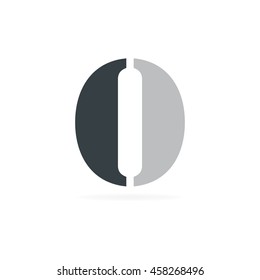 Initial Letter C O Design Template Elements Logo Black Grey