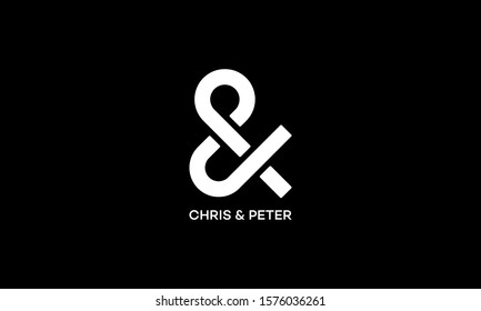 Initial Letter C And P Or P And C Logo Design Inspiration