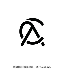 Initial Letter CA AC Logo Design Inspiration