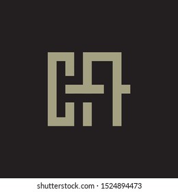 initial Letter CA With Linked Box Logo - vector