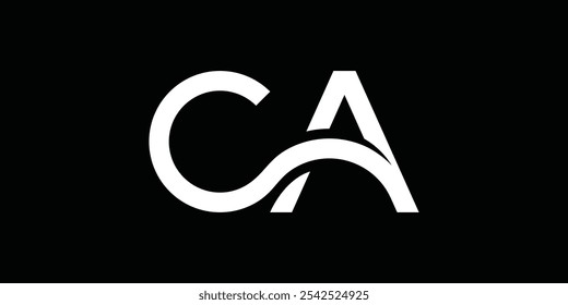  Initial letter CA logo design inspiration
