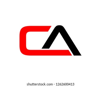 Initial Letter CA Logo Template Design Vector