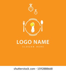 Initial letter I Cafe or restaurant logo