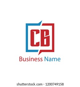 Initial Letter CB Logo Template Design