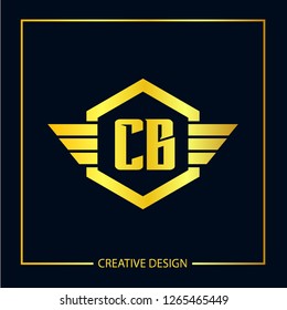 Initial Letter CB Logo Template Design