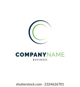 Initial Letter CC Icon Logo Design Template