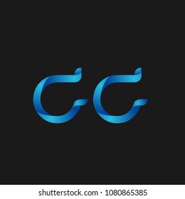 Initial Letter CC Logo Design