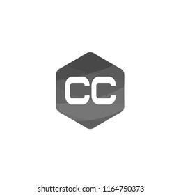 Initial Letter CC Logo Template Design