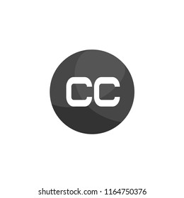 Initial Letter CC Logo Template Design