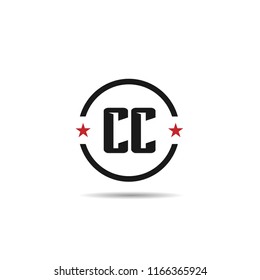 Initial Letter CC Logo Template Design