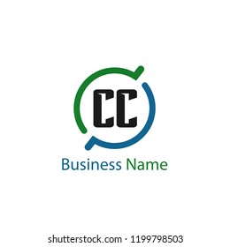 Initial Letter CC Logo Template Design