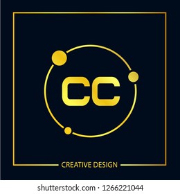 Initial Letter CC Logo Template Design