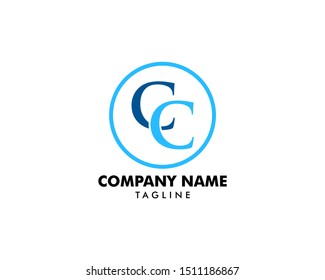 Initial Letter CC Logo Template Design