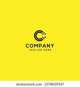 Initial Letter CC logo template for business