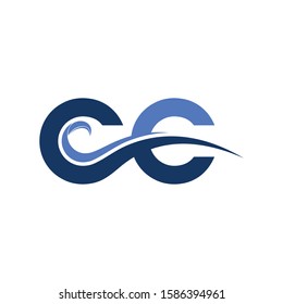 initial letter CC logotype company name. logo vector for business and company identity.