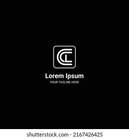 Initial letter CCL logo vector design template.