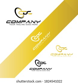 Initial / Letter C,D for logo design inspiration