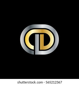 Initial Letter CD OD Linked Design Logo