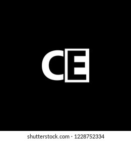 Initial Letter Ce Design Logo Unique Stock Vector (Royalty Free) 1228752334