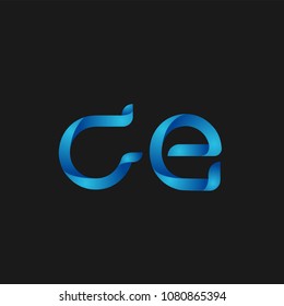 Initial Letter CE Logo Design