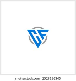 initial letter cf logo vector premium design