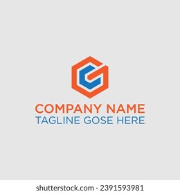 initial letter CG logo design vector illustration, CG Letter Logo Design Vector Template. Alphabet Initial Letter CG Logo Design With Glossy Reflection Business Illustration, CG ,GC ,C ,G Abstract .