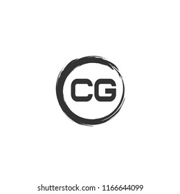 Initial Letter CG Logo Template Design