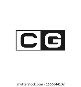 Initial Letter CG Logo Template Design