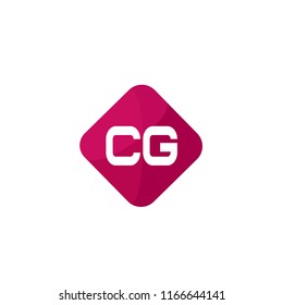 Initial Letter CG Logo Template Design