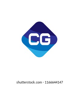 Initial Letter CG Logo Template Design