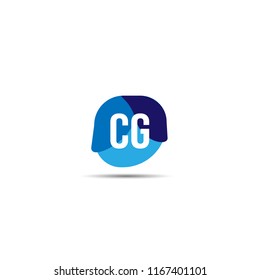 Initial Letter CG Logo Template Design