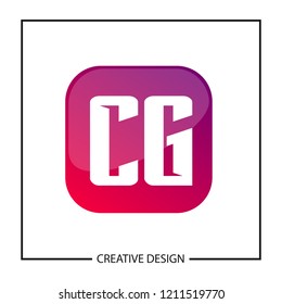 Initial Letter CG Logo Template Design