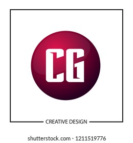 Initial Letter CG Logo Template Design
