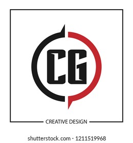 Initial Letter CG Logo Template Design