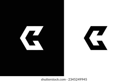 Diseño del logotipo de letra inicial ch Monograma símbolo de signo moderno creativo Icono