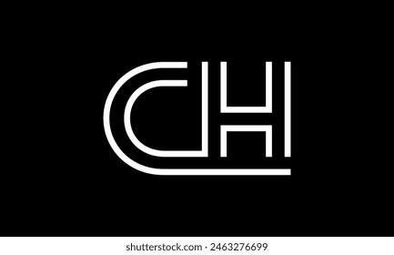 Initial Letter CH Logo Design. CH Logo Design. Creative And Modern CH logo.