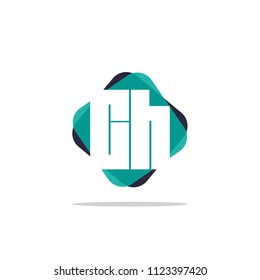 Initial Letter CH Logo Template Design