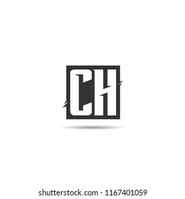 Initial Letter CH Logo Template Design