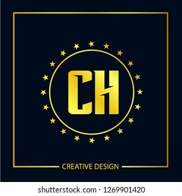 Initial Letter CH Logo Template Design