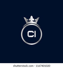 Initial Letter CI Logo Template Design