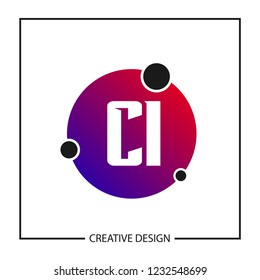 Initial Letter CI Logo Template Design