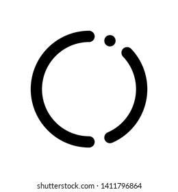 Initial letter CI minimalist typographic art monogram line business brand identity logo, black color on white background.