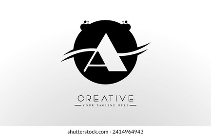 Initial Letter A Circle Logo Fully Editable Logo Template