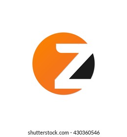 Initial Letter Circle Logo Z