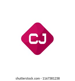 Initial Letter CJ Logo Template Design